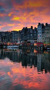 Sunset In Honfleur Paysage France Paysage Normand Les Regions De France