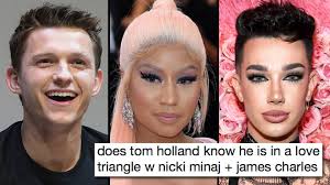 Make your own images with our meme generator or animated gif maker. The Best Tom Holland Nicki Minaj And James Charles Memes Popbuzz
