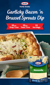 Garlicky Bacon N Brussel Sprouts Dip Brussel Sprouts Brussel Sprout Dip Recipes Appetizers And Snacks