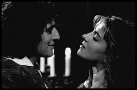 Gabriel Byrne as Lord Byron and Natasha Richardson as Mary Shelley in Ken  Russell's Gothic (1986)