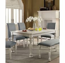 White tynan 35.5'' pedestal dining table. Siobhan Ii Antique White Wood Dining Table By Furniture Of America