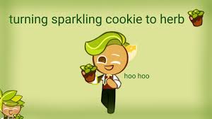 turning sparkling cookie to herb 🍃❤️ - YouTube
