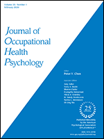 Journal Of Occupational Health Psychology Apa Publishing Apa