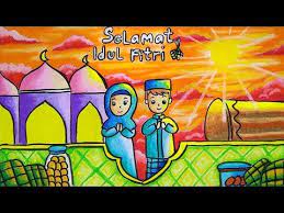 Pemerintah sendiri sudah menetapkan hari raya idul fitri akan jatuh pada kamis, 13 mei 2021. Cara Menggambar Dan Mewarnai Kartu Ucapan Tema Hari Raya Idul Fitri Lebaran Yang Bagus Dan Mudah Youtube Cara Menggambar Gambar Warna