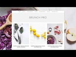 Brunch Pro Is A Feminine And Minimalist Wordpress Theme For Food Bloggers It Is Also Perfect For Lifest Minimalist Wordpress Themes Genesis Child Themes Feast