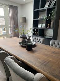 grote eiken eettafel met 8 stoelen thuisdecoratie thuis decoraties