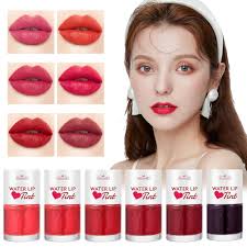 LKBHGF Lip Tint Stain 6 Colors Water Tint Long Lasting Waterproof Korean  Vivid Color Mini Lip Stain Non-sticky Easy Apply Plumping Lip & Cheek Tint  Moisturizing Water Lipstick : Buy Online at