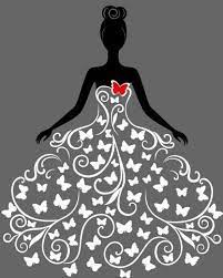 Free Creative Wedding Dress Design Vector Illustration 02 Titanui Dress Vector Creative Wedding Dress Silhouette Art