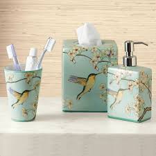 Painted Hummingbird Bath Accessories Gump S Bath Accessories Decor Buying Paint