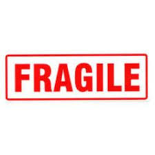 Ensure your packages are well protected by those handling them during shipment or while moving with our thanks to that experience, i now place fragile stickers all over the packages i mail out. Fragile Labels 150 X 48 Mm Packs Of 10