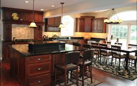 Cherry Wood Cabinets And Black Granite Counter Tops My Favorite Cherry Cabinets Kitchen Rustic Kitchen Cabinets Rustic Kitchen