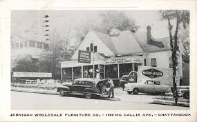 The Jernigan Wholesale Furniture Company Mccallie Avenue Chattanooga Tn 1956 Chattanooga Tn Chattanooga Wholesale Furniture