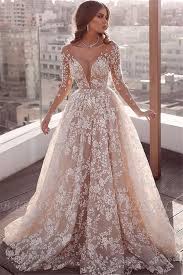 We make breathtaking wedding dresses for fashion forward brides like you. Elegant Lace Applique Wedding Dresses Long Sleeves Floral Bridal Gowns Babyonlinewholesale Kleider Hochzeit Hochzeitstag Kleider Hochzeit Kleidung