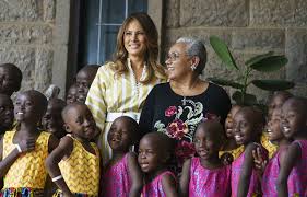 President uhuru kenyatta's love for children is evident in several of his pictures since he got onto the presidential seat. Melania Trump Puts On Happier Face During Africa Tour West Hawaii Today
