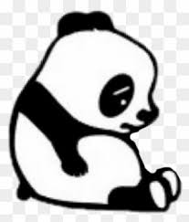 Panda Con Corazon Roto Clipart , Png Download - Sad Panda Cartoon - Free  Transparent PNG Clipart Images Download
