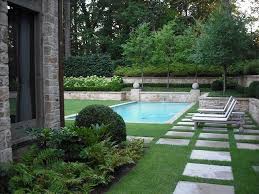 Hampton Style Pool Pool Landscaping Rectangular Pool Backyard Pool