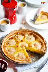 Tarte Aux Poires Et Chocolat Regilait Recette Tarte Aux Poires Tarte Poire Chocolat Facile Poire Au Chocolat