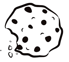 38+ girls scout cookie coloring pages for printing and coloring. Chocolate Chip Cookie Coloring Page Free Image Download