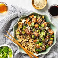 Crispy Sesame Tofu with Wild Rice (Vegan & Gluten-Free!)