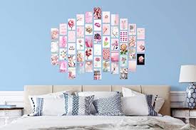 Unique aesthetic designs on hard and soft cases and covers for iphone 12, se, 11, iphone xs, iphone x, iphone 8, & more. Aesthetic Wall Collage Kit Teen Girl Room Decor Vsco Picture Pack Pink Blue Purple Beige Black