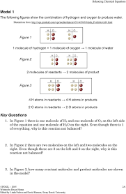 Four common types are synthesis, decomposition, single replacement and double specific reactions corresponding to these general types are associated with health issues, environmental problems, and manufacturing processes. Balancing Chemical Equations Pdf Free Download