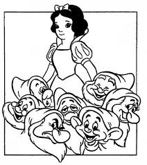 Novos desenhos todos os dias! 20 Desenhos Da Branca De Neve Para Pintar Em Casa