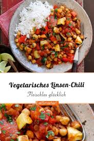 Chili Sin Carne Vegetarisches Linsen Chili Rezept Vegetarische Rezepte Abendessen Vegetarisches Chili Rezepte Abendessen