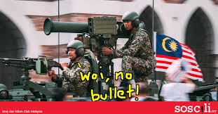 © provided by free malaysia today kerajaan semalam berkata angkatan tentera dibenar mengambil tindakan terhadap pesalah pkp tanpa kehadiran polis. Angkatan Tentera Malaysia Soscili