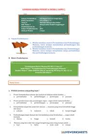 Soal tematik kelas 6 tema 1 subtema 2. Lkpd Ipa Kelas Vi Sd Tema 6 Subtema 1 Pembelajaran 2 Worksheet