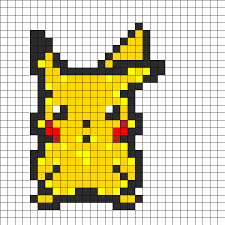 Pikachu Perler Bead Pattern Bead Sprites Characters Fuse Bead Patterns Pixel Art Pixel Art A Imprimer Perles Hama Pokemon