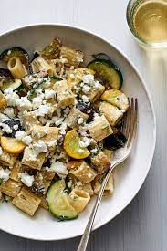 Eggplant And Zucchini Pasta With Feta And Dill Recipe Recipe Dill Recipes Nyt Cooking Vegetarian Dishes