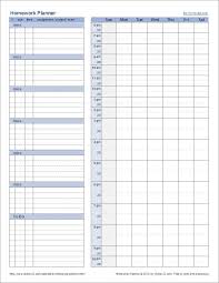 Download A Free Homework Planner Template For High School College And Homeschool Students Excel Homework Planner Homework Planner Printable School Planner