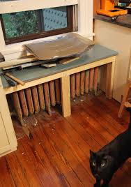 our diy kitchen window seat & radiator