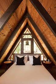 Pin By Kelsea Weishaupt On For The Home A Frame House A Frame Cabin House In The Woods
