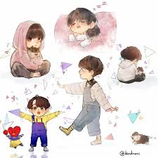 50 Gambar Anime Bts Cute Terbaru Eye Candy Photograph