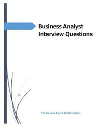 Business Analyst Interview Questions And Answers Business Analyst Business Analyst Resume Business Analysis
