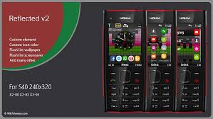 This new mobile browser comes with improved speed and stability and support for customizable skins. Reflected Theme Nokia X2 00 X2 02 X2 05 240x320 6300 6700 6600 Slide