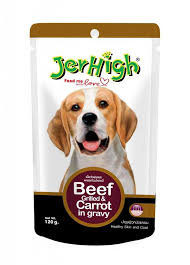 jerhigh dog pouch beef grilled
