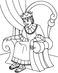 We are in the early stages . King Sitting On His Throne Coloring Pages Kids Play Color