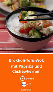 Brokkoli Tofu Wok Rezept Tofu Lebensmittel Essen Vegane Abendessen
