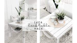 On one of my very frequent trips to ikea, i found inexpensive lack tables that were the perfect color to work as nightstands in my bedroom. Diy Lack Hack Table Youtube