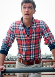 Mixing Patterns Fall Layers Weekend Casual Mens Fashion Checkered Shirt Blue Checkered Shirt
