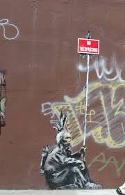 Masked, sneezing rats in a london subway. Street Artist Banksy Street Art Graffiti Banksy Art