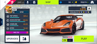 The chevrolet corvette (c4) is a sports car produced by american automobile manufacturer chevrolet from 1983 to 1996. Chevrolet Corvette Zr1 Asphalt9