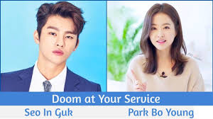 One day destruction came through my front door , one day destruction came to our door , destruction , ruin , eoneu nal uli jib. Doom At Your Service Upcoming K Drama 2021 Seo In Guk Park Bo Young Youtube