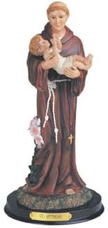 The parish community of st. Amazon Com 12 Inch Statue Of Saint St Anthony San Antonio Santo Catholic Figure Baby Toys Games