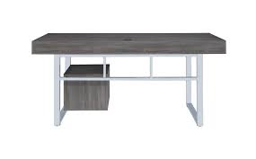 They are perfect for the contemporary minimalist space, whether it is a home office or a business office. Whitman Collection Contemporary Weathered Grey Writing Desk 801897 Home Office Desks Cloud 9 Sleep Shop