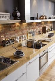 From a minimalist neutral backsplash that spans from ceiling to floor to the tiniest tile mosaic applied above a dainty cooktop, these important design elements provide many decorating and functional possibilities. Brick Backsplashes Rustic And Full Of Charm