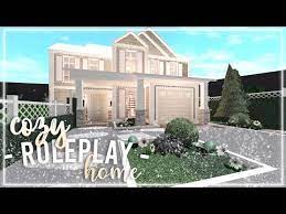 Cozy Family Roleplay Home Bloxburg House Tour Nixilia Youtube Unique House Design Winter House Exterior House Decorating Ideas Apartments