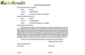 Senin 21 maret 2016 contoh surat penagihan pembayaran proyek. 16 Surat Pengakuan Hutang 2021 Pengertian Contoh Surat Idekredit